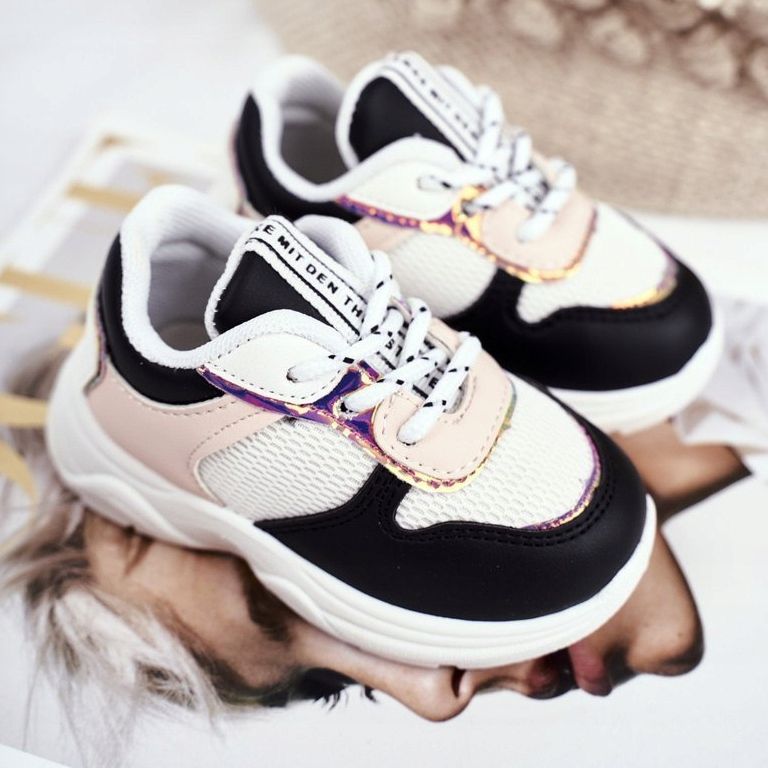 FRROCK Crne dječje sportske cipele Matylda crno raznobojna 1