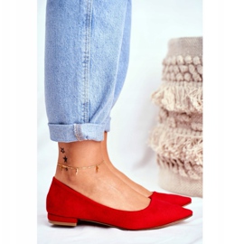 EVE Ženske balerinke u Spitz antilopu Red Westley crvena 2