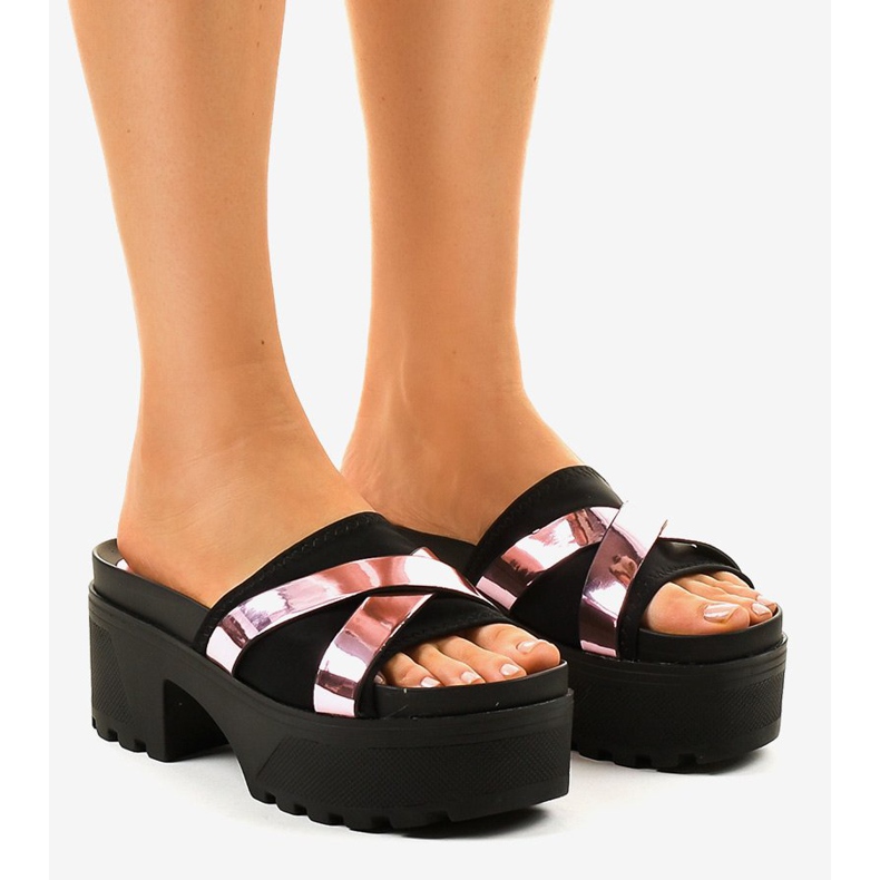 Crne štikle CL-3A309-20 crna 1