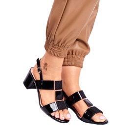 Sandale s niskim potpeticama Sergio Leone SK910 crna 1