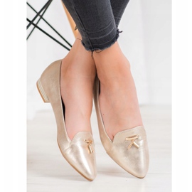 Goodin Sjajne zlatne balerine zlatni 1