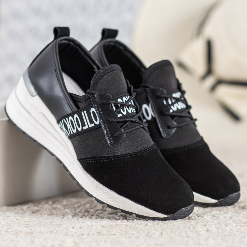 Pogledajte VINCEZA kožne tenisice crno 2