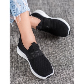 SHELOVET Klizne sportske cipele crno 1