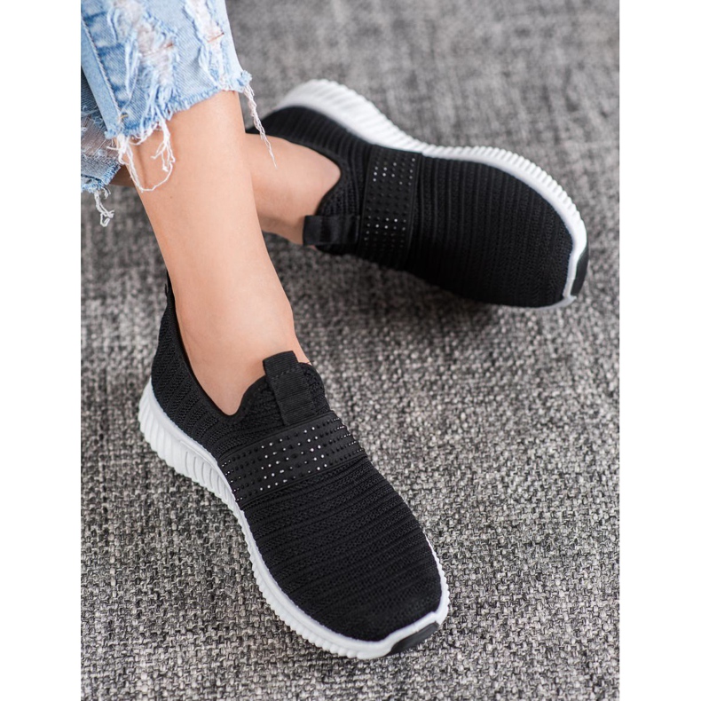 SHELOVET Klizne sportske cipele crna 1