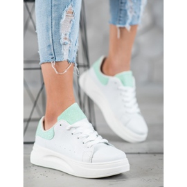 SHELOVET Sportska obuća na platformi bijela 1