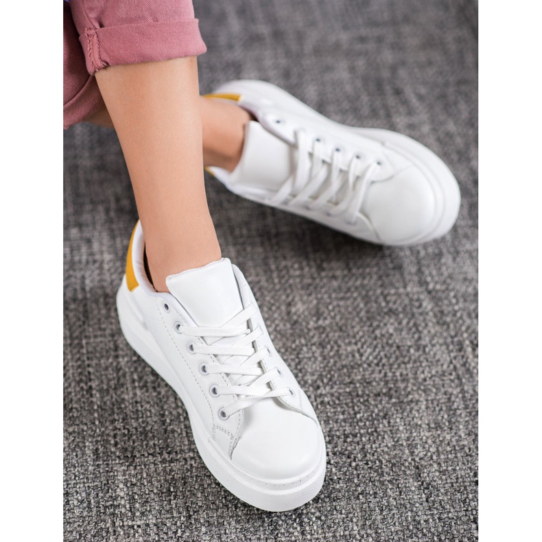Renda Bijele tenisice na platformi bijela 1