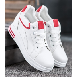 Lovery Tenisice na klin bijela 2