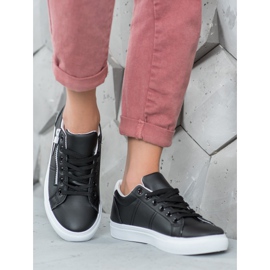 SHELOVET Crne tenisice s patentnim zatvaračem crna 2