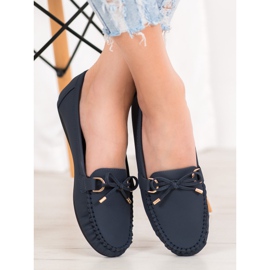 Diamantique Tamnoplave natikače od eko kože mornarsko plava 2