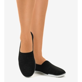 Crne GF-HJS12-1 Lycra klizne tenisice crno 2