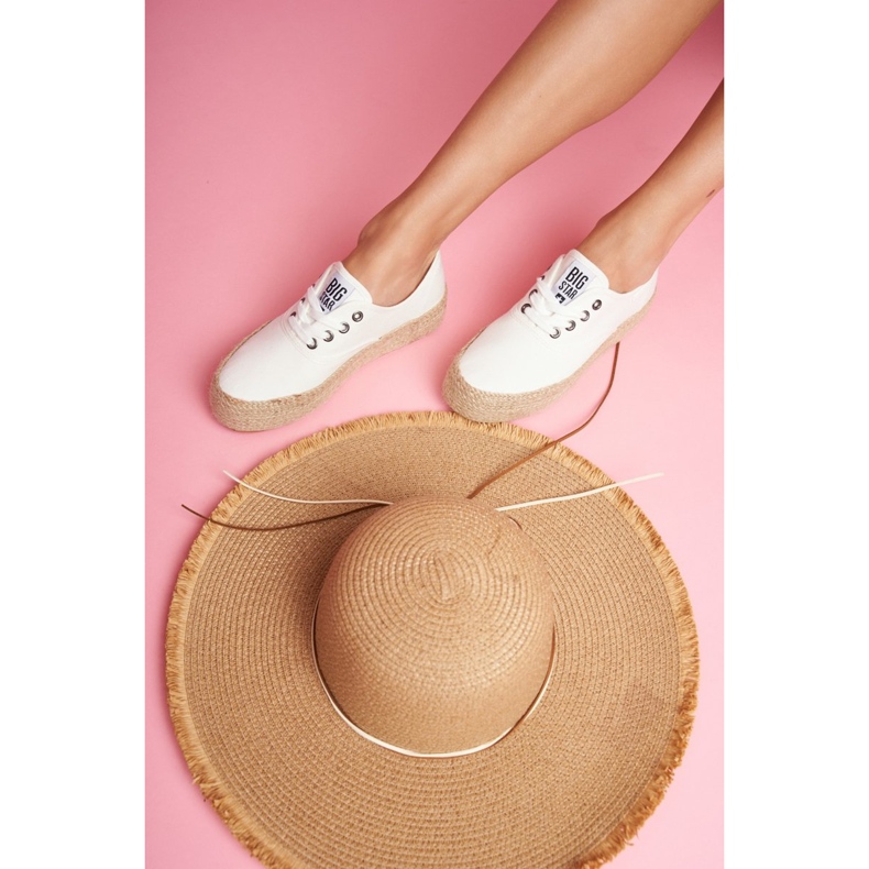 Ženske espadrile Big Star White FF274143 bijela 2