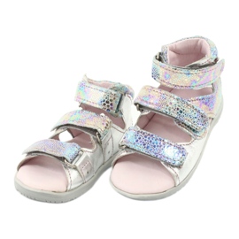 Sandale metalnih djevojaka Visoko preventivno srebro Mazurek 291 2