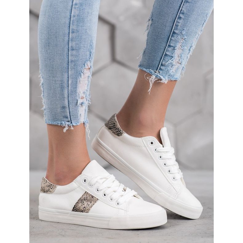 SDS Sportska obuća na debelom potplatu bijela 2