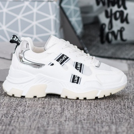 SHELOVET Bijele sportske tenisice bijela 2