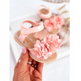 FRROCK Dječje sandale s čičak ružičastom Milenom ružičasta 2