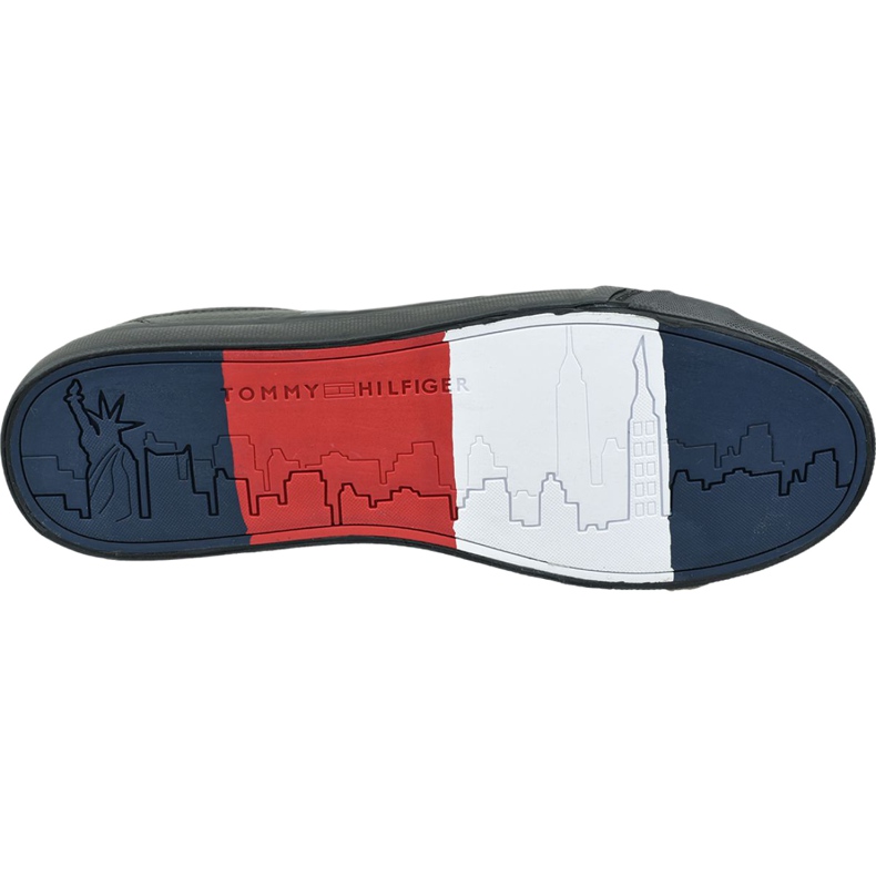 Cipele Tommy Hilfiger Flag Detail Kožna tenisica M FM0FM02576 Bds crno 3