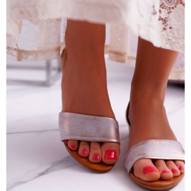 Ženske sandale Maciejka Koža Crvena 1971. Nomara smeđa višebojan 2