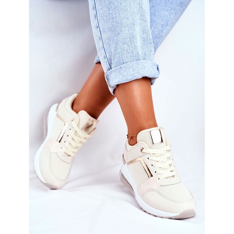 ADY Ženske sportske tenisice Bež Sparks 1