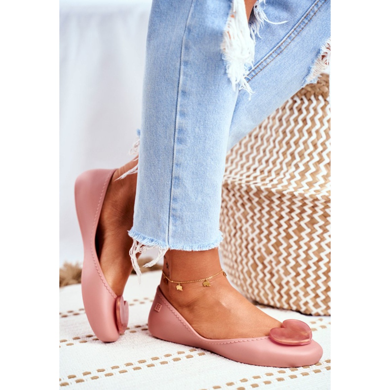 Ženske mirisne gumene balerinke ZAXY Pink FF285052 ružičasta 2