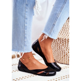 Ženske mirisne gumene balerinke ZAXY crne FF285053 crno 1