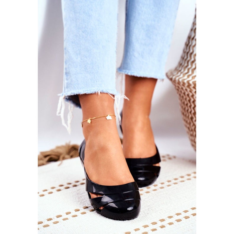 Ženske mirisne gumene balerinke ZAXY crne FF285053 crna 2