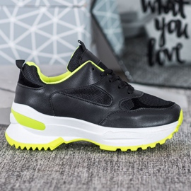 SHELOVET Crne sportske tenisice crna 2