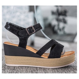 Sea Elves Udobne sandale crna 2