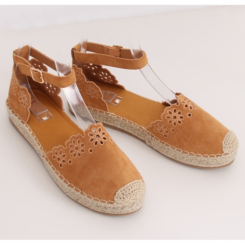 Espadrilles ažurna deva JH119 Camel smeđa 1