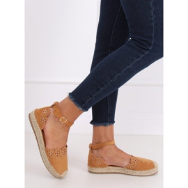 Espadrilles ažurna deva JH119 Camel smeđa 2