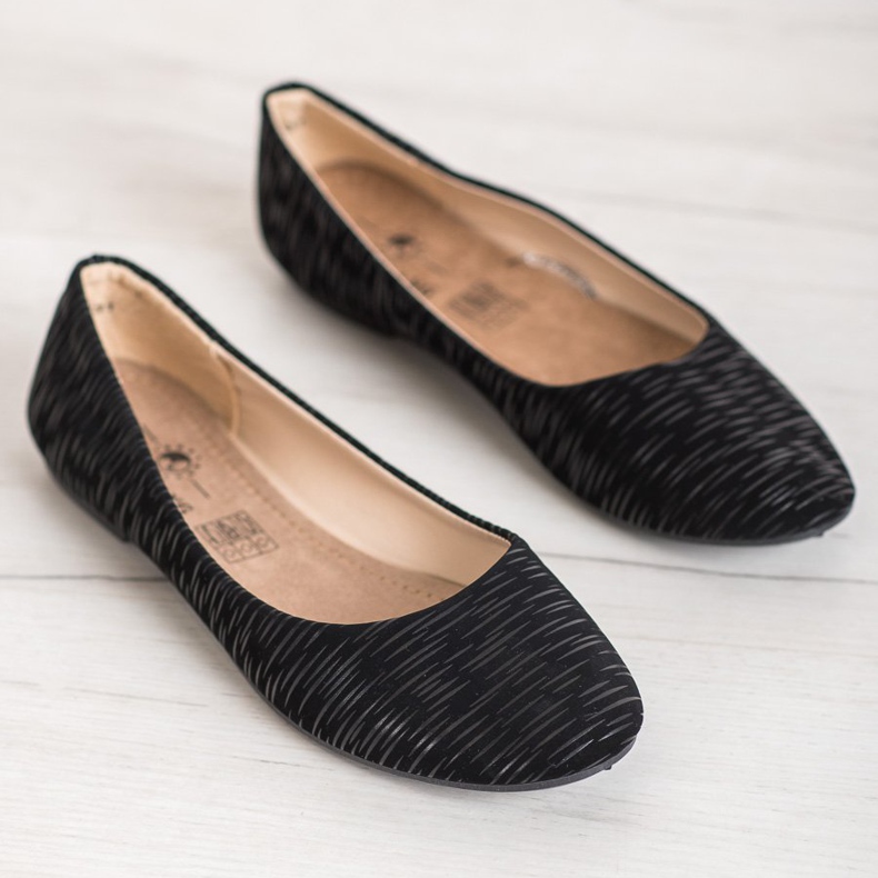 BAOLIKANG Crna balerina s uzorkom crno 2