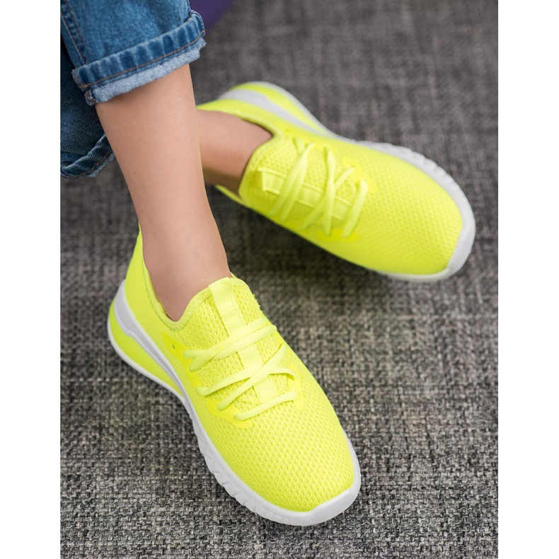 SHELOVET Tenisice za tekstil žuta boja 1