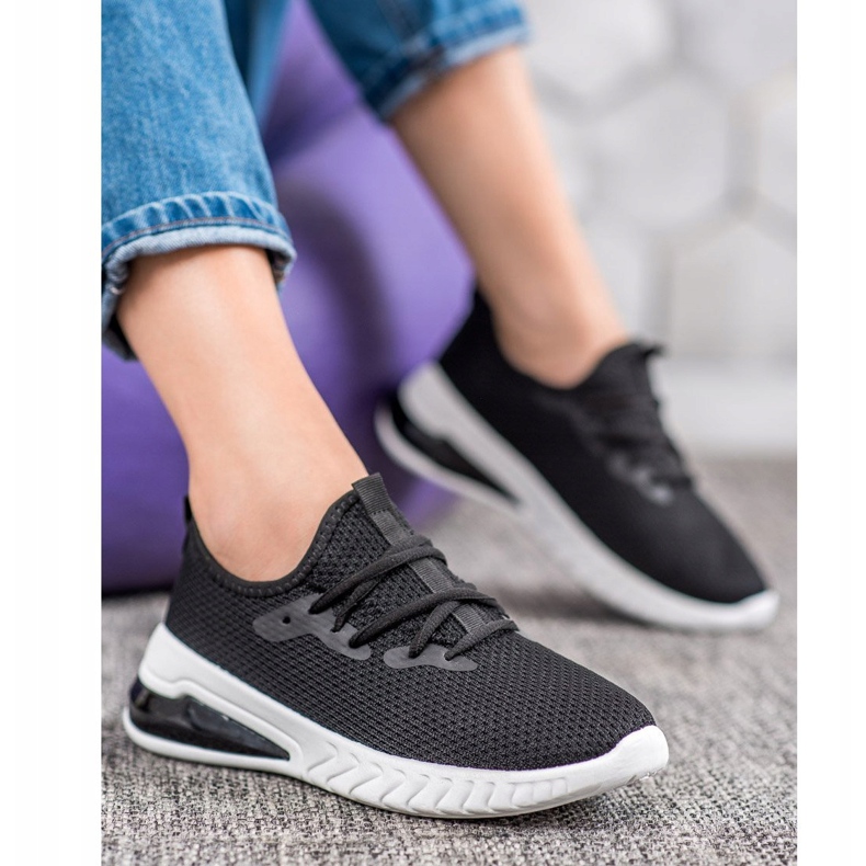 SHELOVET Tenisice za tekstil crno 1