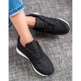 Camo Klasične crne sportske cipele crna 1