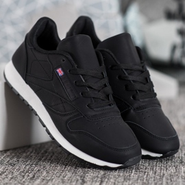 Camo Klasične crne sportske cipele crno 2