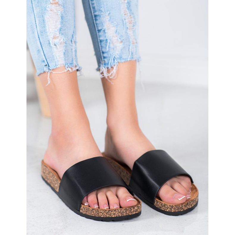 SDS Klasične papuče crno 2