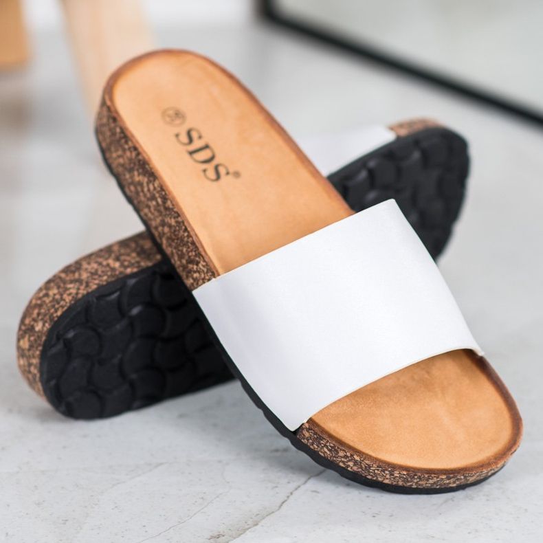 SDS Klasične papuče bijela 1