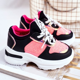 FRROCK Crne Matylda dječje sportske cipele sa sjajem crna višebojan 2