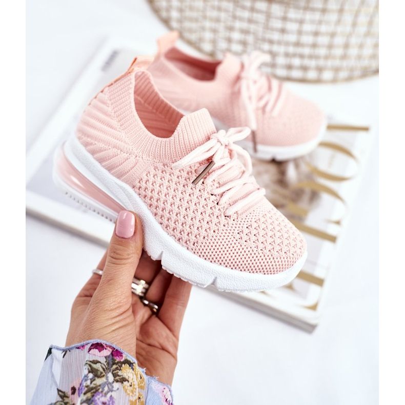 FRROCK Dječje sportske cipele na vezanje Pink Lena ružičasta 2