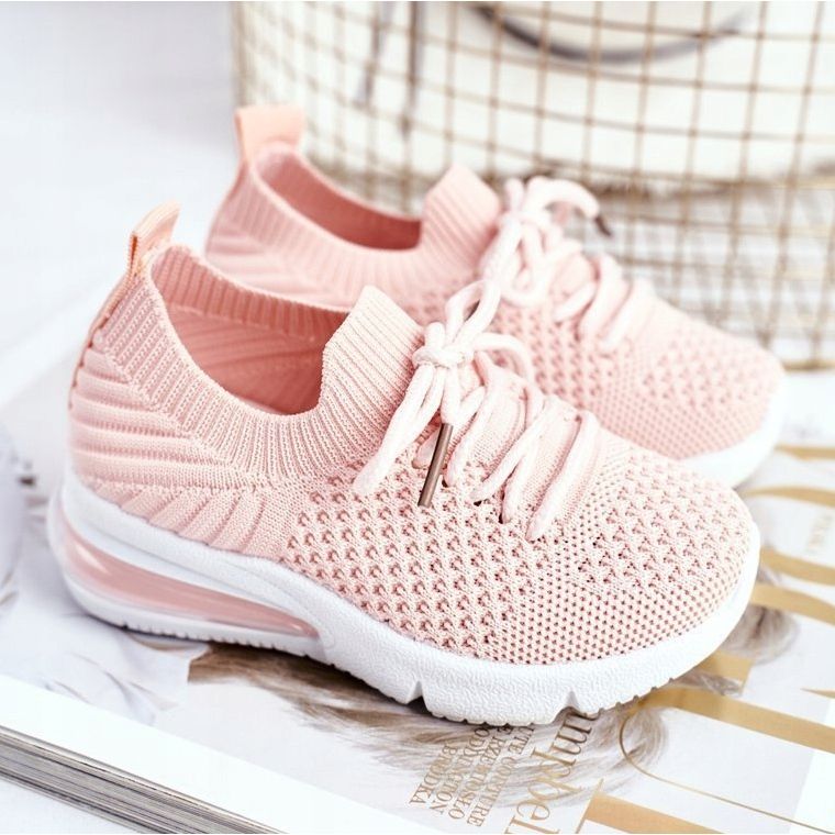 FRROCK Dječje sportske cipele na vezanje Pink Lena ružičasta 1