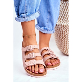 Ženske papuče Big Star u prahu ružičaste FF274627 ružičasta 1