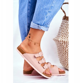 Ženske papuče Big Star u prahu ružičaste FF274627 ružičasta 2