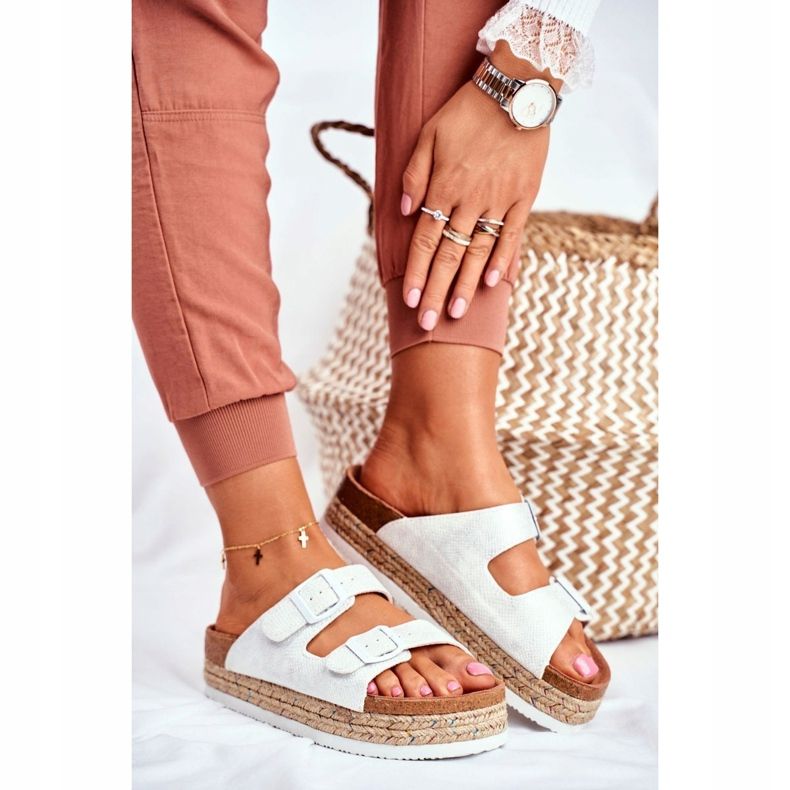 Ženske papuče Big Star White FF274665 bijela 1