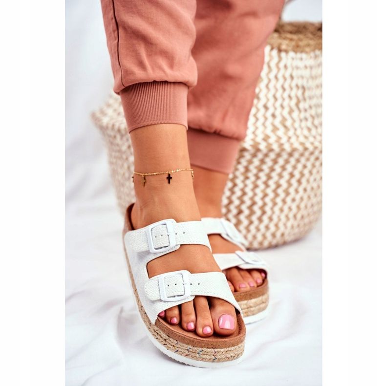 Ženske papuče Big Star White FF274665 bijela 2