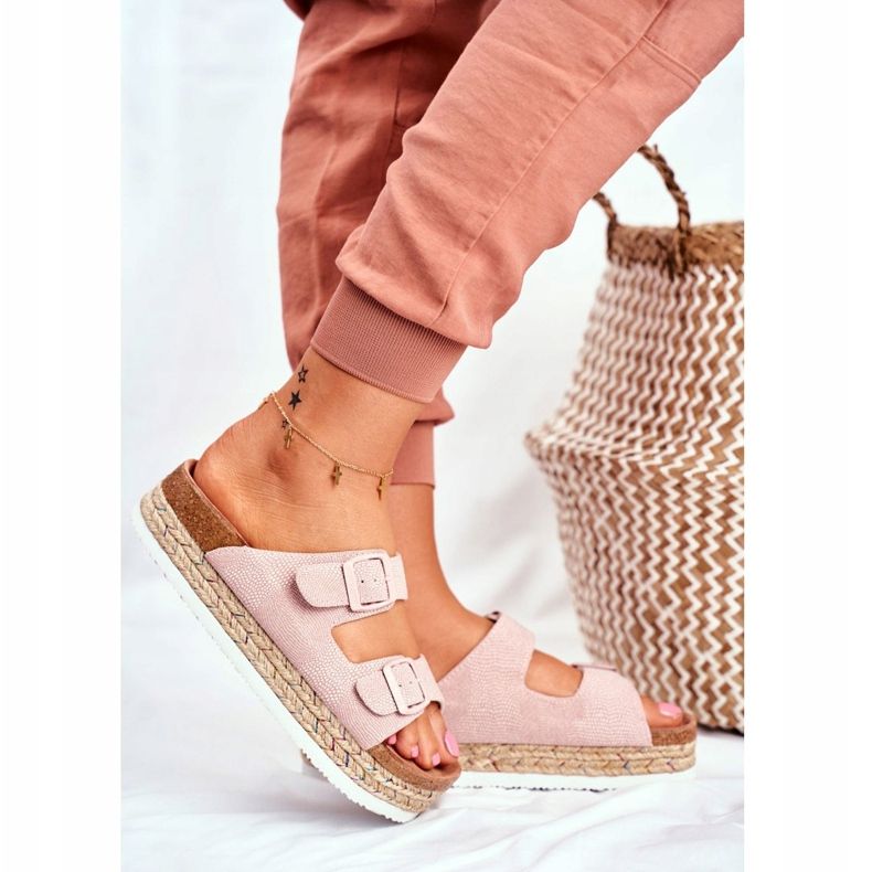 Ženske papuče Big Star Pink FF274669 ružičasta 2