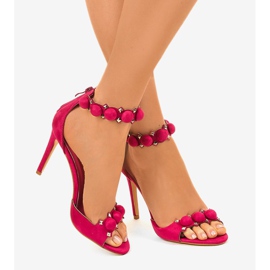 Fuksija sandale na visoku petu GH-5A5735-19 ružičasta 2