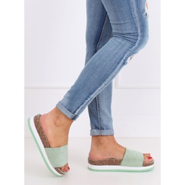 Ženske akvamarinske papuče CK184P Green zelena 2