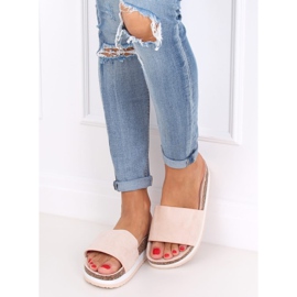 Ženske bež papuče CK184P Bež 2