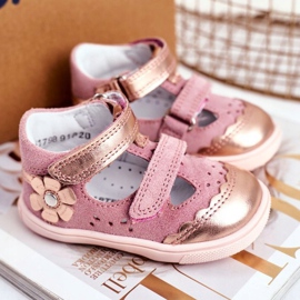 Bartek S.A. Dječje sandale za djevojčice profilaktičke Bartek T-81798-7 / 91P ružičasta 1