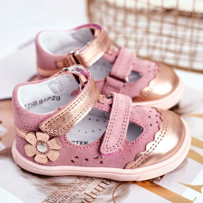Bartek S.A. Dječje sandale za djevojčice profilaktičke Bartek T-81798-7 / 91P ružičasta 2