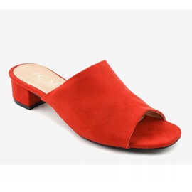 Crvene sandale s visokim potpeticama 77-91 crvena 1